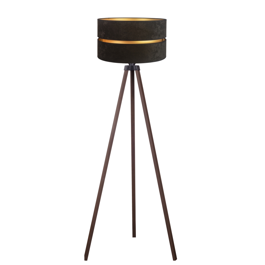 Duolla - Põrandalamp DUO 1xE27/60W/230V d. 44 cm must/pruun