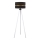 Duolla - Põrandalamp DUO 1xE27/60W/230V d. 44 cm must/valge