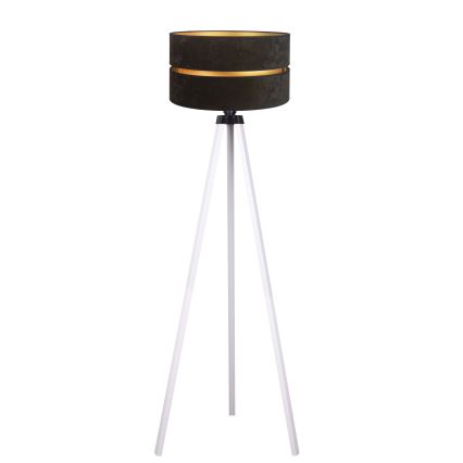 Duolla - Põrandalamp DUO 1xE27/60W/230V d. 44 cm must/valge