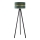 Duolla - Põrandalamp DUO 1xE27/60W/230V d. 44 cm roheline/Must vengepuu
