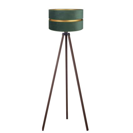 Duolla - Põrandalamp DUO 1xE27/60W/230V d. 44 cm roheline/pruun