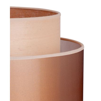 Duolla - Põrandalamp WOOD BOHO 1xE27/15W/230V d. 45 cm vask/pruun/beež