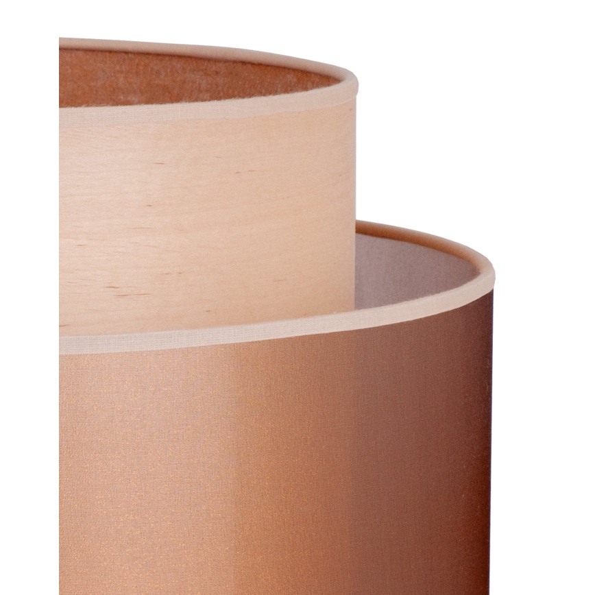 Duolla - Põrandalamp WOOD BOHO 1xE27/15W/230V d. 45 cm vask/pruun/beež