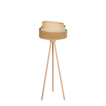 Duolla - Põrandalamp YUTE TRIO 1xE27/15W/230V d. 45 cm pruun/hall/beež