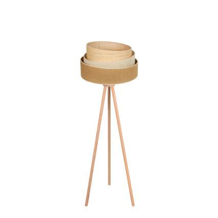 Duolla - Põrandalamp YUTE TRIO 1xE27/15W/230V d. 45 cm pruun/hall/beež