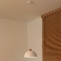 Duolla - Ripplamp kaablil IRONLINE 1xE27/15W/230V läbimõõt 27 cm valge/vask