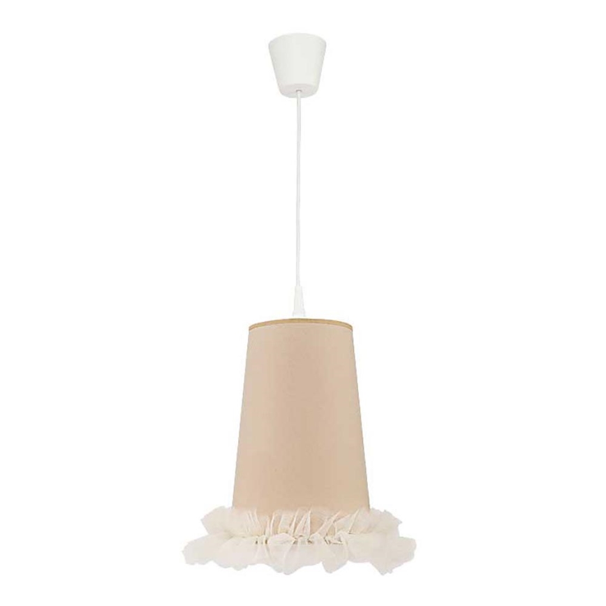 Duolla - Ripplühter lastetuppa BALLET 1xE27/40W/230V d. 21 cm beež
