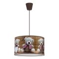 Duolla - Ripplühter lastetuppa BEARS 1xE27/40W/230V d. 35 cm