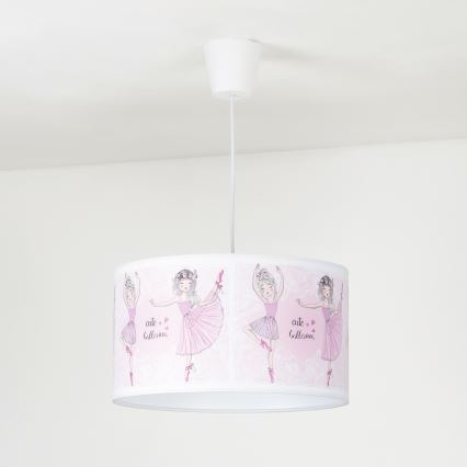 Duolla - Ripplühter lastetuppa PRINT M 1xE27/40W/230V d. 35 cm baleriinid
