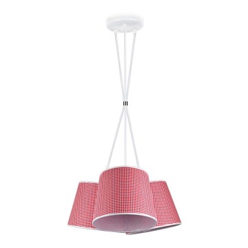 Duolla - Ripplühter ROSSA 3xE27/40W/230V d. 40 cm