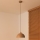Duolla - Rippvalgusti kaabliga IRONLINE 1xE27/15W/230V läbimõõt 27 cm beežne/vaskne