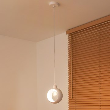 Duolla - Rippvalgusti kaabliga IRONLINE 1xE27/15W/230V valge