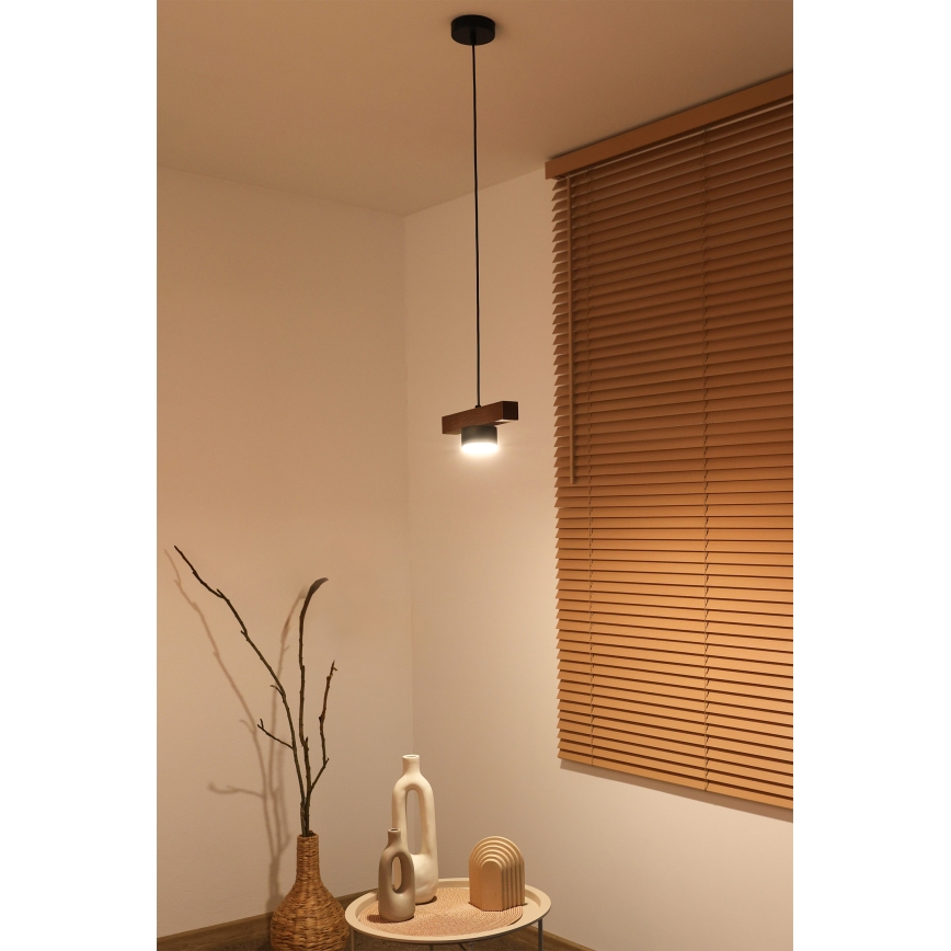 Duolla - Rippvalgusti kaabliga IRONLINE 1xGX53/3W/230V mänd/tamm/must