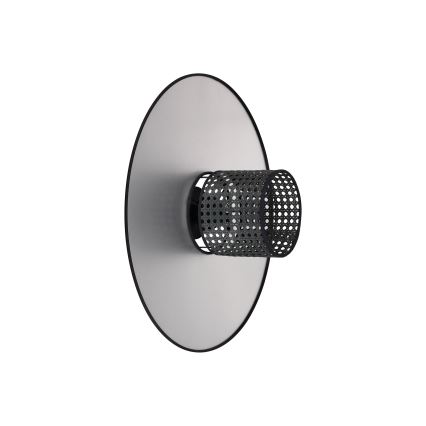Duolla - Seinavalgusti TOKYO RATTAN 1xE27/15W/230V d. 50 cm hõbedane/must