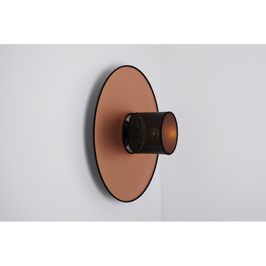 Duolla - Seinavalgusti TOKYO SHINY 1xE27/15W/230V d. 50 cm vask/must