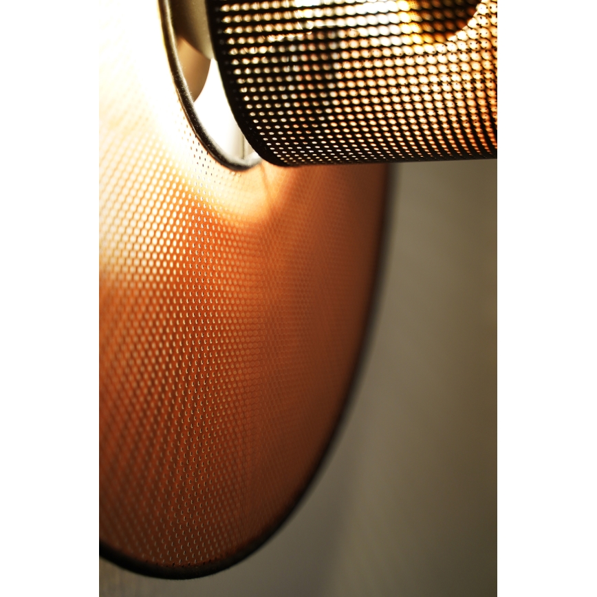 Duolla - Seinavalgusti TOKYO SHINY 1xE27/15W/230V d. 50 cm vask/must
