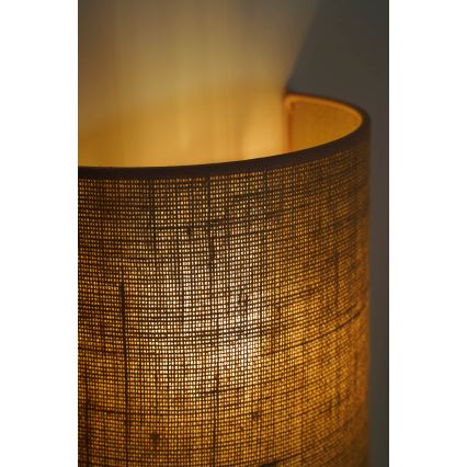 Duolla - Seinavalgusti YUTE 1xE27/15W/230V d. 20 cm pruun