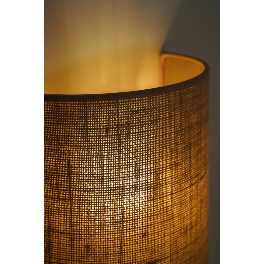 Duolla - Seinavalgusti YUTE 1xE27/15W/230V d. 20 cm pruun