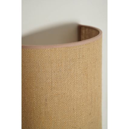 Duolla - Seinavalgusti YUTE 1xE27/15W/230V d. 20 cm pruun