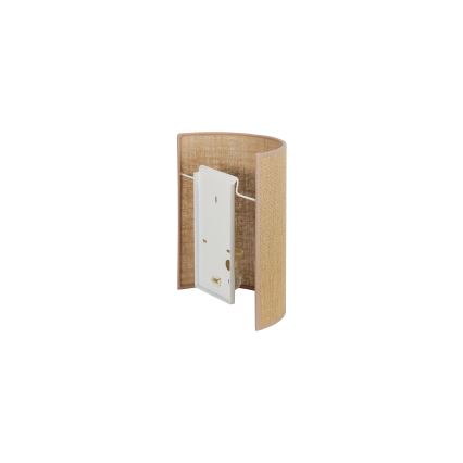Duolla - Seinavalgusti YUTE 1xE27/15W/230V d. 20 cm pruun