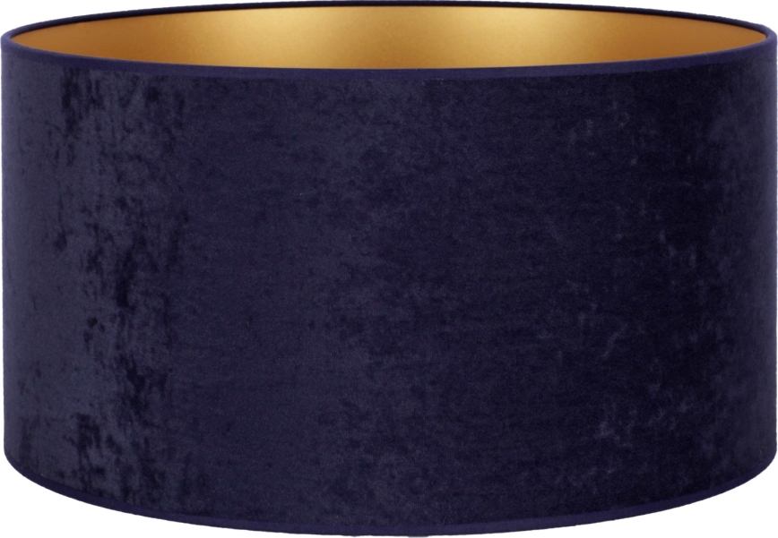 Duolla - Universaalne lambivari VELVET E27 d. 35 cm sinine/kuldne