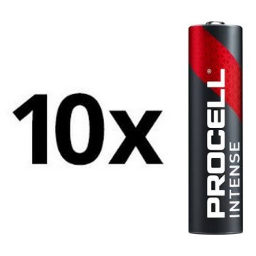 Duracell - 10 tk Alkaline patarei Procell Intense LR03/AAA 1,5V 1465 mAh