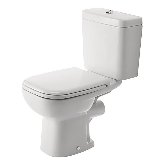 Duravit 21110900002 - WC-komplekt D-CODE, keraamika, läikiv valge