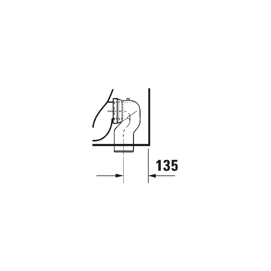 Duravit 21150900002 - Põrandale paigaldatav WC D-CODE keraamika/läikiv valge