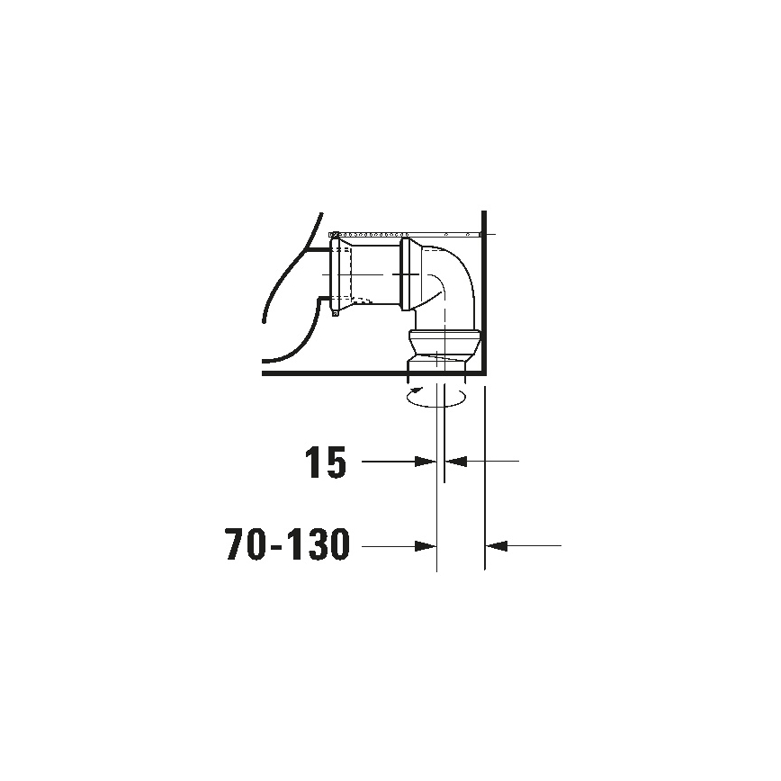Duravit 21180900002 - D-CODE WC-komplekt, keraamiline/läikivvalge