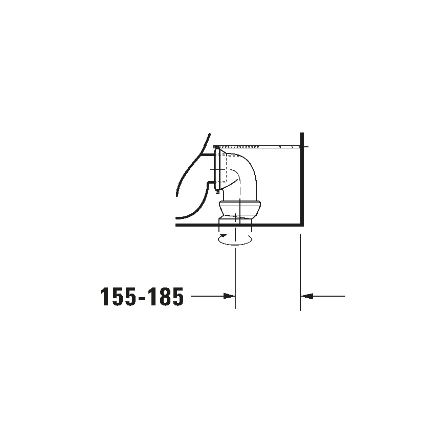 Duravit 21180900002 - D-CODE WC-komplekt, keraamiline/läikivvalge