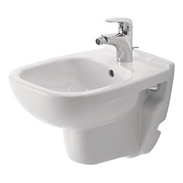 Duravit 22371500002 - Seinale kinnitatav bidee D-CODE keraamika/läikiv valge