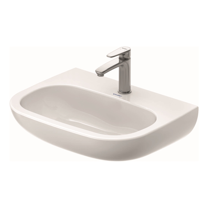 Duravit 23116000002 - Seinale paigaldatav valam D-CODE 60x46 cm keraamika/läikiv valge