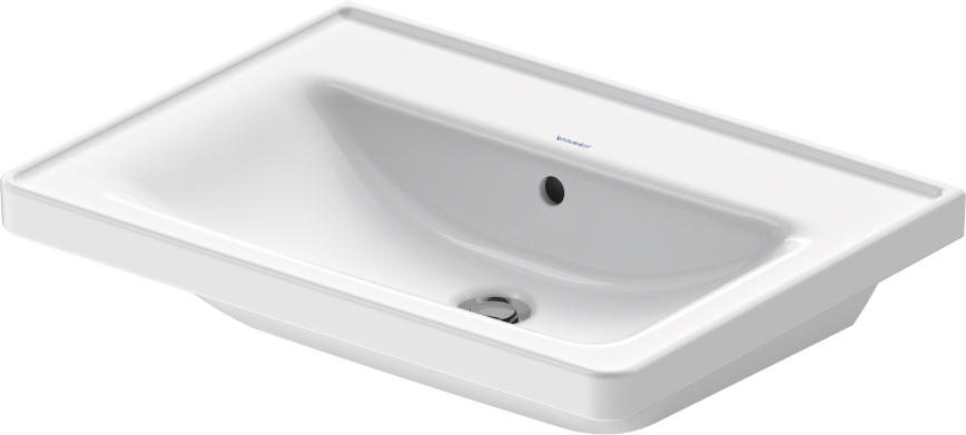 Duravit 2367650060 - Seinale kinnitatav valamu D-NEO 65x48 cm keraamika/läikiv valge