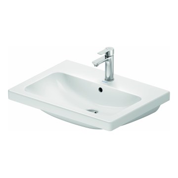 Duravit 23996500002 - Seinapealne valamu D-CODE 65x48 cm keraamiline/läikiv valge
