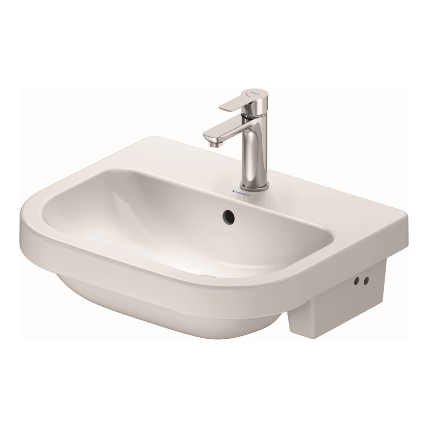 Duravit 24035500002 - Süvistatav valamu D-CODE 55x45,5 cm keraamiline/läikiv valge