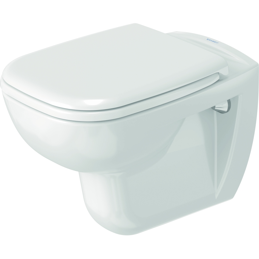 Duravit 25350900002 - Seinale paigaldatav WC D-CODE, keraamika, läikiv valge