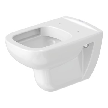 Duravit 25700920002 - Seinakinnitusega Rimless WC D-CODE keraamika/läikiv valge