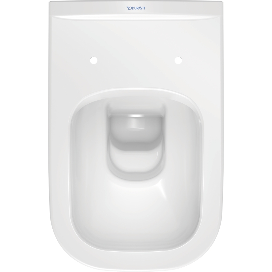 Duravit 25700920002 - Seinakinnitusega Rimless WC D-CODE keraamika/läikiv valge