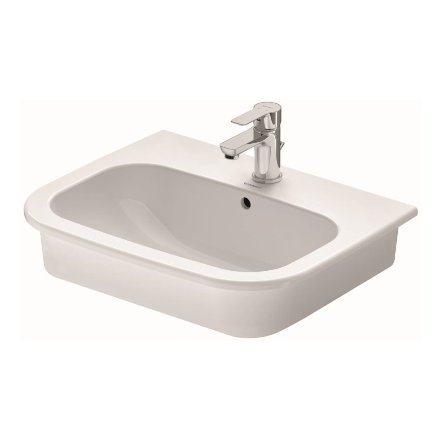 Duravit 337540000 - Alla paigaldatav valamu D-CODE 54,5x43,5 cm keraamika/läikiv valge