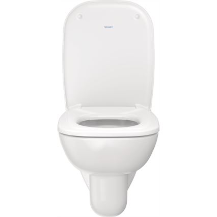 Duravit 45350900A1 - seinale paigaldatav WC koos SoftClose-istmekaane, D‑CODE, keraamika / läikiv valge
