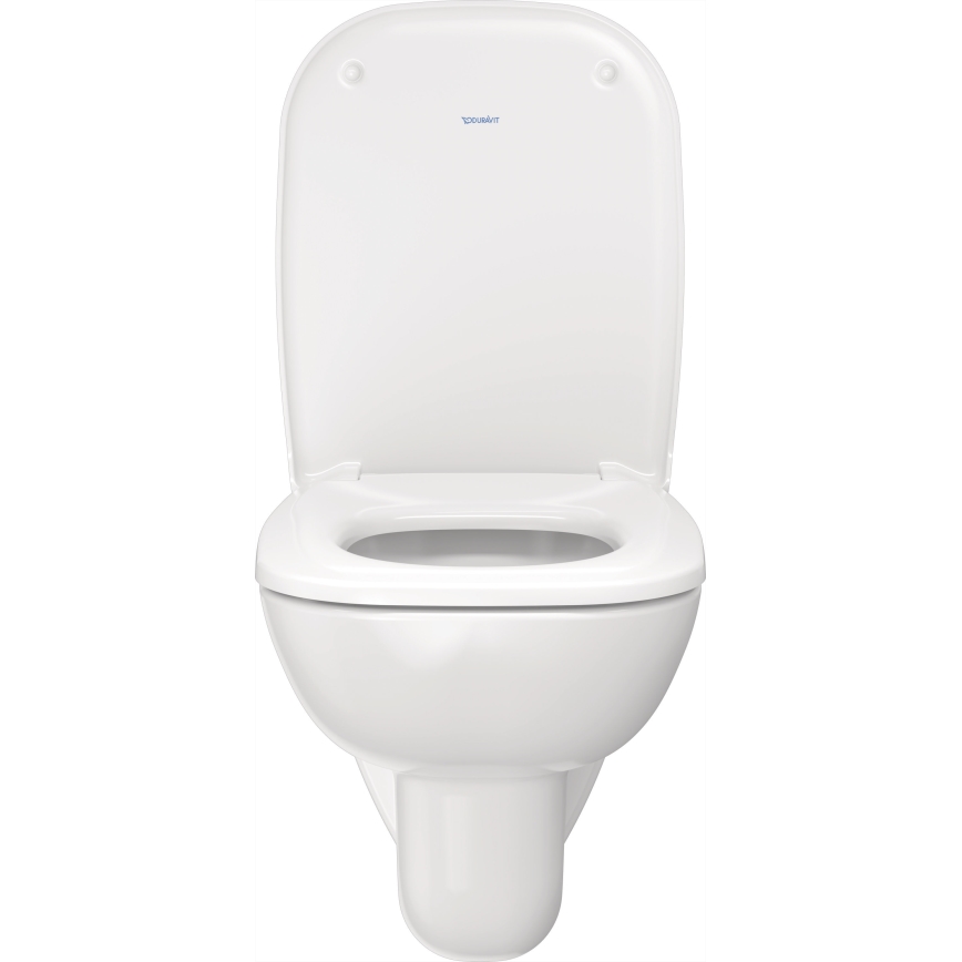 Duravit 45350900A1 - seinale paigaldatav WC koos SoftClose-istmekaane, D‑CODE, keraamika / läikiv valge