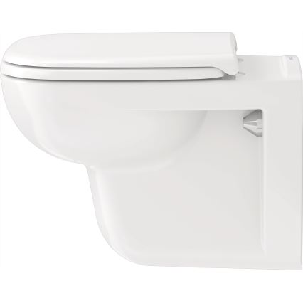 Duravit 45350900A1 - seinale paigaldatav WC koos SoftClose-istmekaane, D‑CODE, keraamika / läikiv valge
