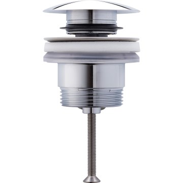 Duravit 50521000 - Valamu äravool (PUSH-OPEN), läbimõõt 6,3 cm, läikiv kroom