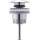 Duravit 50521000 - Valamu äravool (PUSH-OPEN), läbimõõt 6,3 cm, läikiv kroom