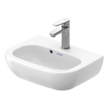 Duravit 7054500002 - Seinale paigaldatav valamu D-CODE 45 x 34 cm keraamika/läikiv valge
