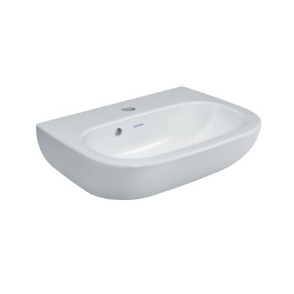 Duravit 7054500002 - Seinale paigaldatav valamu D-CODE 45 x 34 cm keraamika/läikiv valge