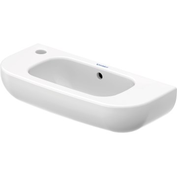 Duravit 7065000092 - Seinale paigaldatav valamu D-CODE 50x22 cm keraamika/läikiv valge