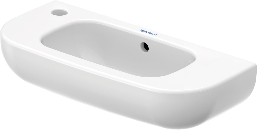 Duravit 7065000092 - Seinale paigaldatav valamu D-CODE 50x22 cm keraamika/läikiv valge