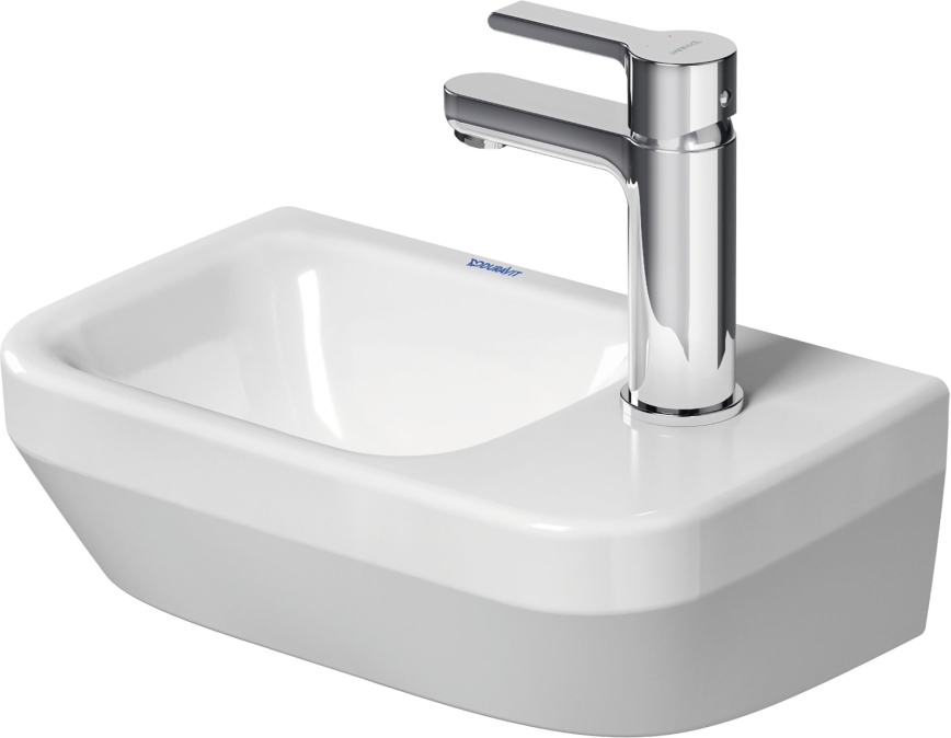 Duravit 7453600412 - Seinale riputatav valamu D-NEO 36x22 cm keraamiline/läikiv valge