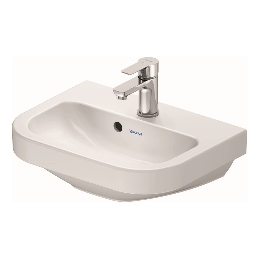 Duravit 7484500002 - Seinale kinnitatav valamu D-CODE 45x33,5 cm keraamika/läikiv valge